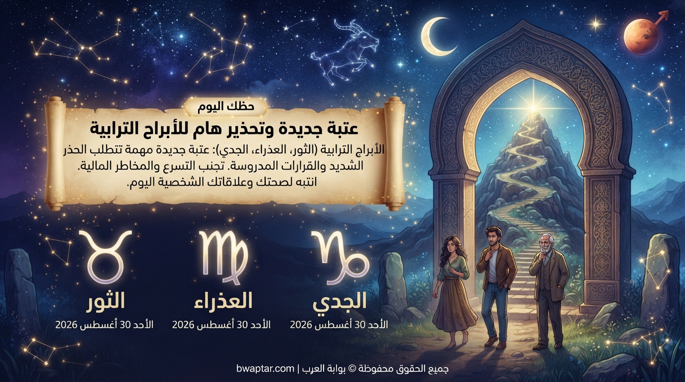 عتبة جديدة وتحذير هام